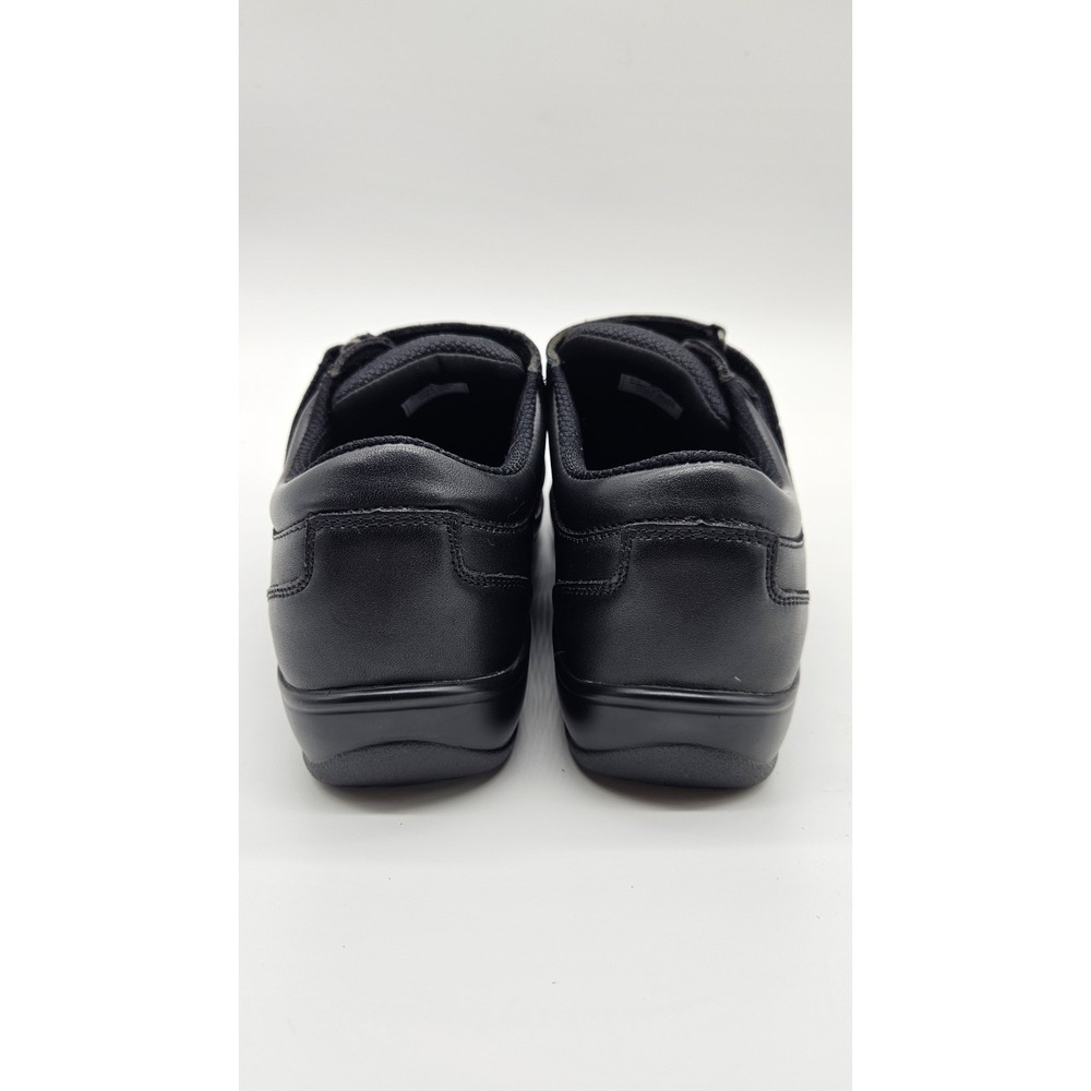 EUC Orthofeet Arcadia 810 US 8.5 X-Wide 2E Black Leather Diabetic Comfort Shoes - Picture 5 of 10